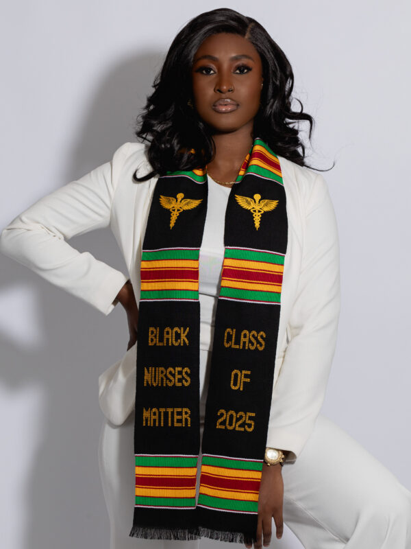 BLACK NURSES MATTER KENTE STOLE