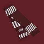 Customizable Wine and White Kente Stole