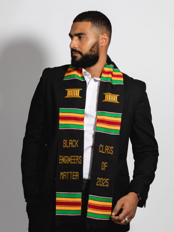 BLACK ENGINEERS MATTER KENTE STOLE